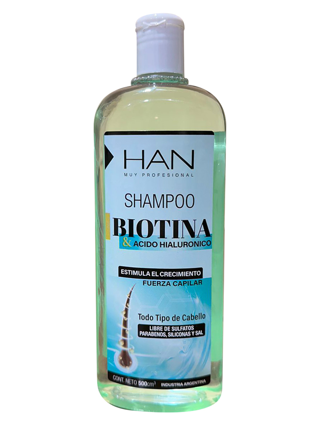 Han Shampoo Biotina & Ácido Hialurónico