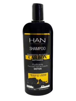 Han Shampoo Detox Carbon Activado