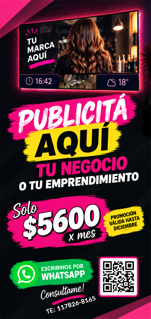 Ejemplo de publicidad para un servicio